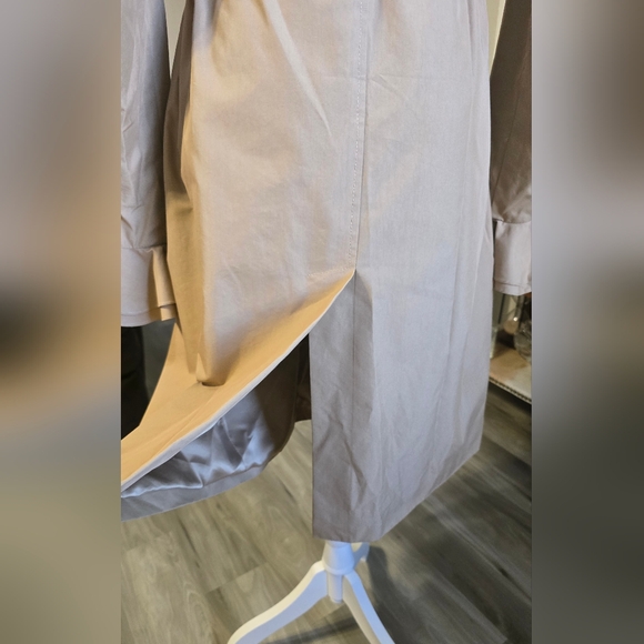C&C California Light Tan Trench Coat - Picture 6 of 11